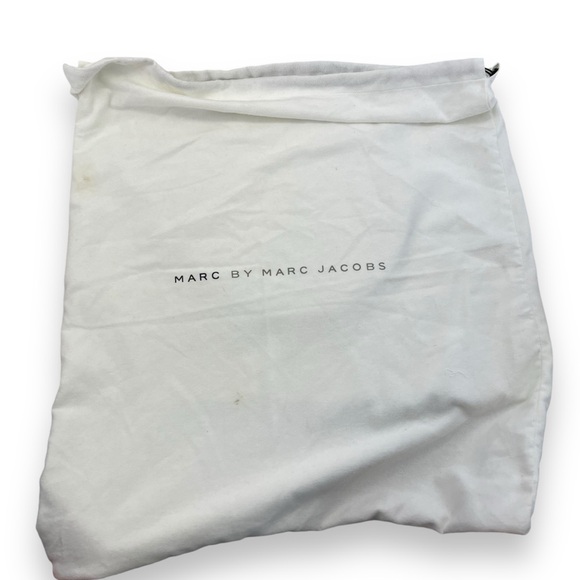 Marc By Marc Jacobs RARE Petal To The Metal Black Leather Gold Bird Tote Purse - Picture 14 of 16